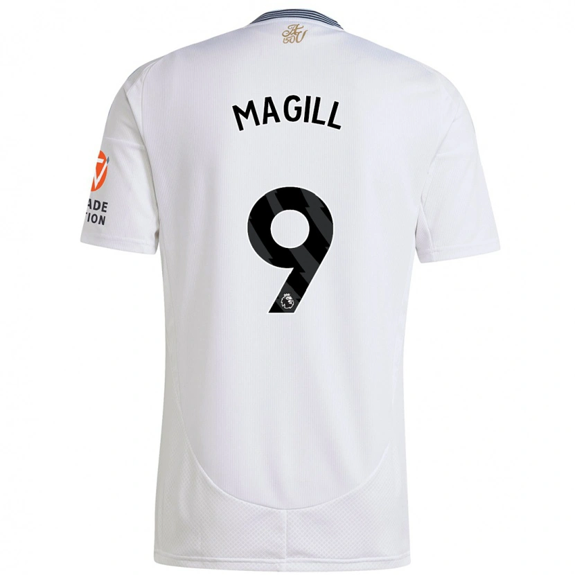 Danxen Niño Camiseta Simone Magill #9 Blanco 2ª Equipación 2024/25 La Camisa