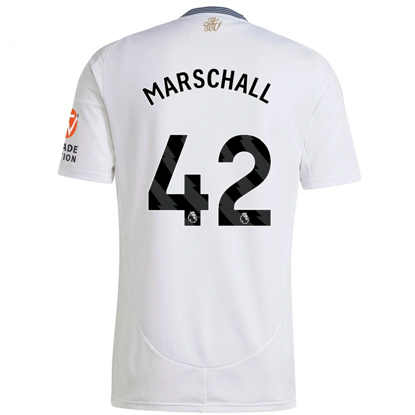 Danxen Niño Camiseta Filip Marschall #42 Blanco 2ª Equipación 2024/25 La Camisa