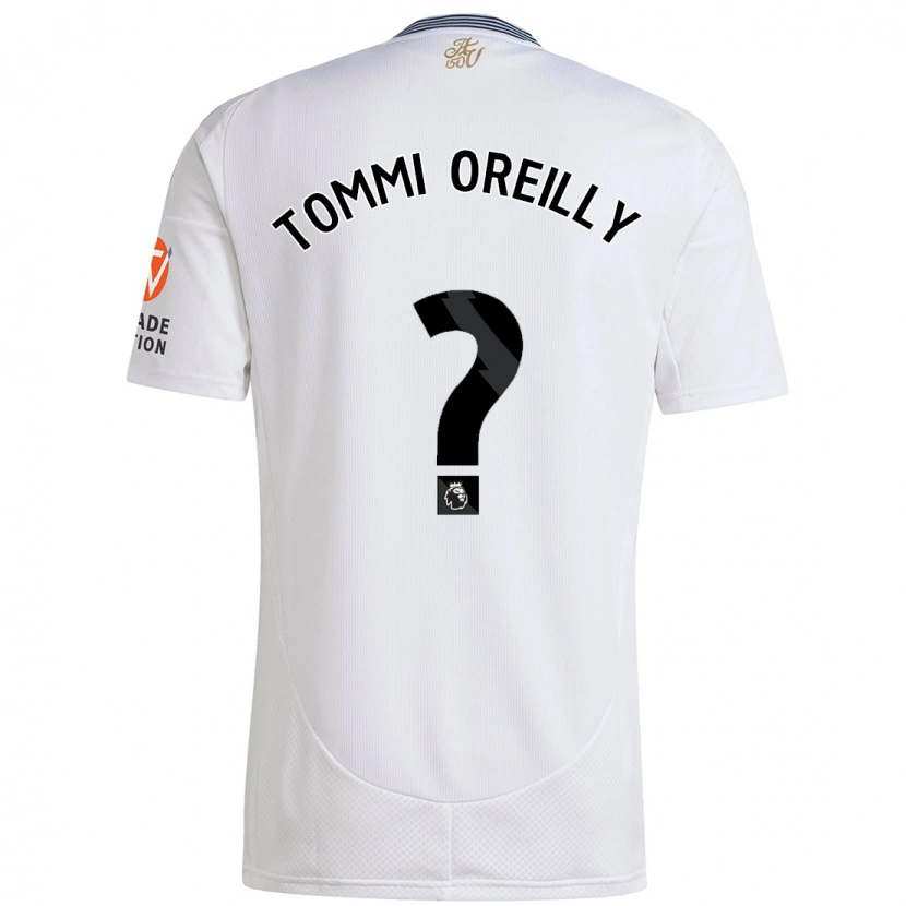 Danxen Niño Camiseta Tommi Oreilly #0 Blanco 2ª Equipación 2024/25 La Camisa