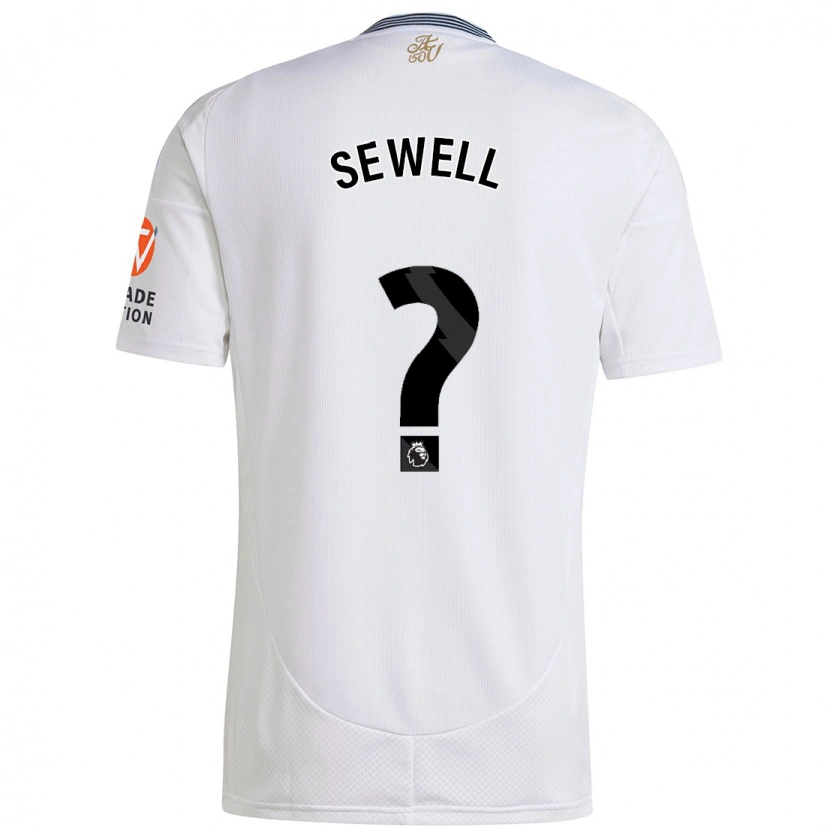 Danxen Niño Camiseta Dewain Sewell #0 Blanco 2ª Equipación 2024/25 La Camisa