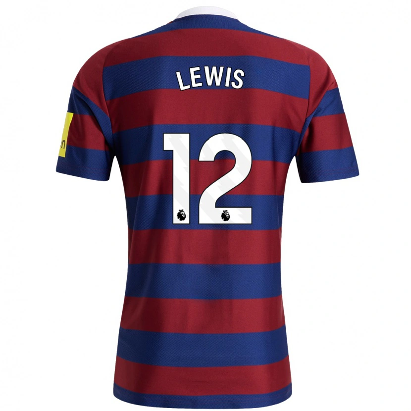 Danxen Niño Camiseta Jamal Lewis #12 Burdeos Azul Marino 2ª Equipación 2024/25 La Camisa