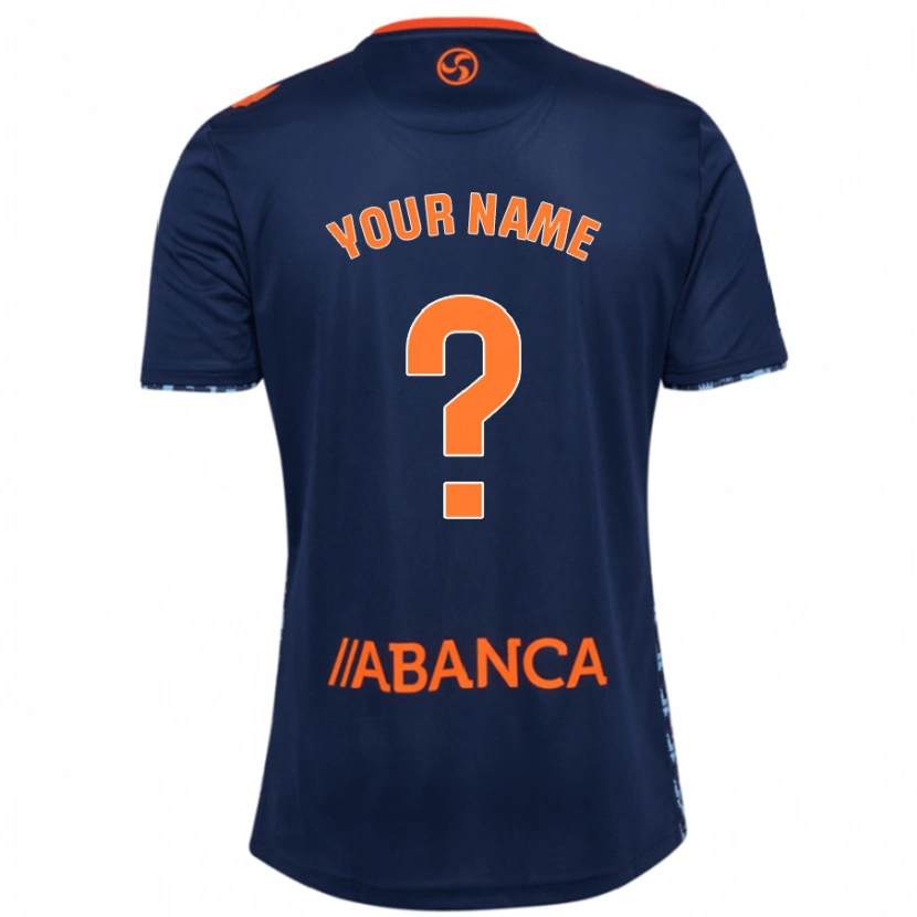 Danxen Niño Camiseta Su Nombre #0 Azul Marino 2ª Equipación 2024/25 La Camisa