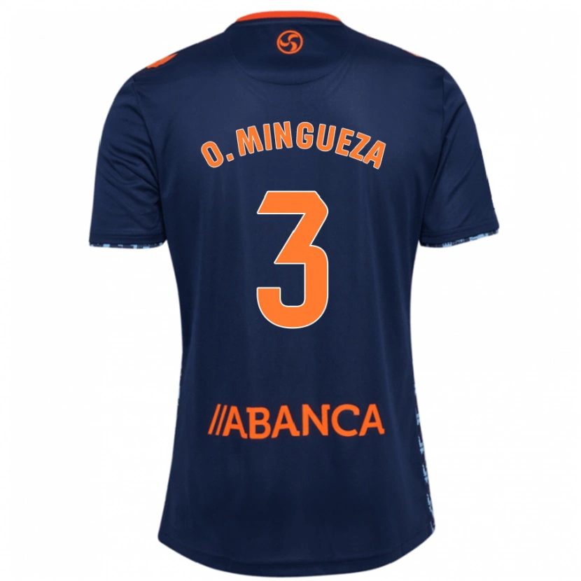 Danxen Niño Camiseta Óscar Mingueza #3 Azul Marino 2ª Equipación 2024/25 La Camisa
