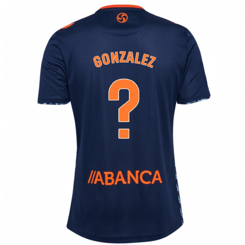 Danxen Niño Camiseta Marcos González #0 Azul Marino 2ª Equipación 2024/25 La Camisa