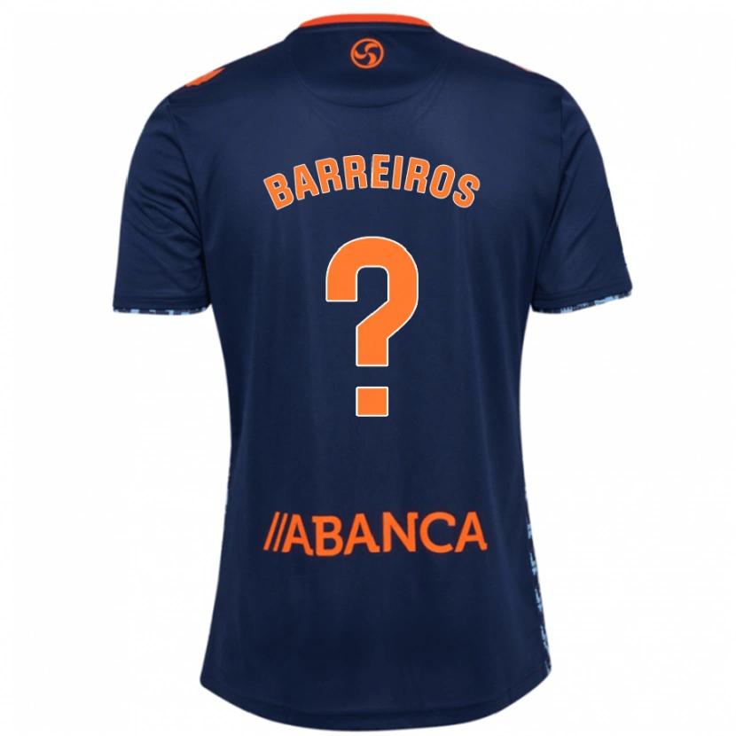 Danxen Niño Camiseta Iago Barreiros #0 Azul Marino 2ª Equipación 2024/25 La Camisa