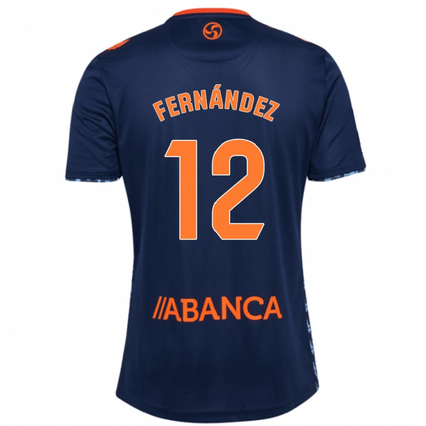 Danxen Niño Camiseta Manu Fernández #12 Azul Marino 2ª Equipación 2024/25 La Camisa