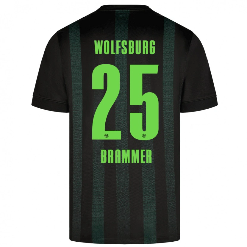 Danxen Niño Camiseta Ole Brammer #25 Verde Oscuro 2ª Equipación 2024/25 La Camisa