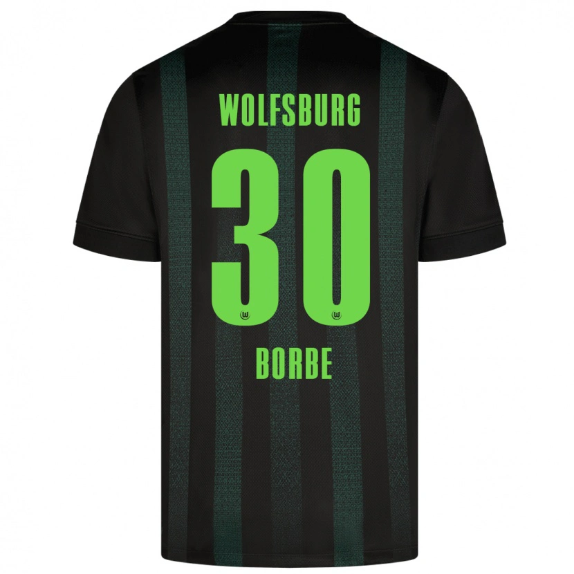 Danxen Niño Camiseta Anneke Borbe #30 Verde Oscuro 2ª Equipación 2024/25 La Camisa