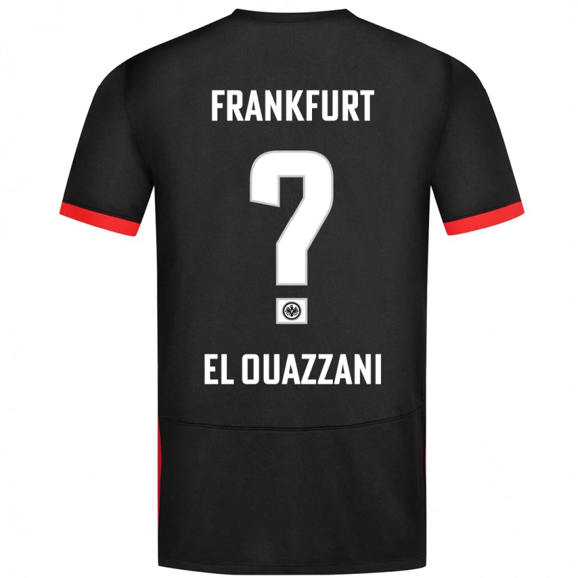 Danxen Niño Camiseta Nadir El Ouazzani #0 Negro 2ª Equipación 2024/25 La Camisa