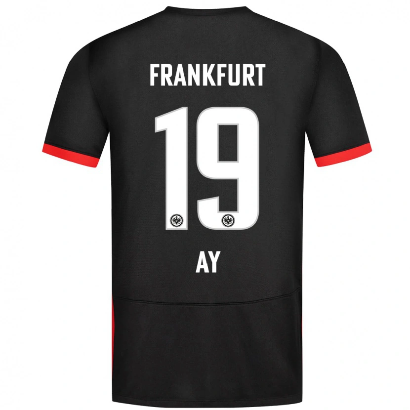 Danxen Niño Camiseta Ugur Ay #19 Negro 2ª Equipación 2024/25 La Camisa