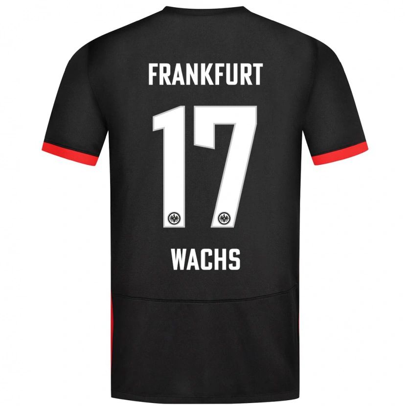 Danxen Niño Camiseta Marc Wachs #17 Negro 2ª Equipación 2024/25 La Camisa