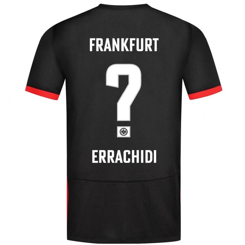 Danxen Niño Camiseta Youness Errachidi #0 Negro 2ª Equipación 2024/25 La Camisa
