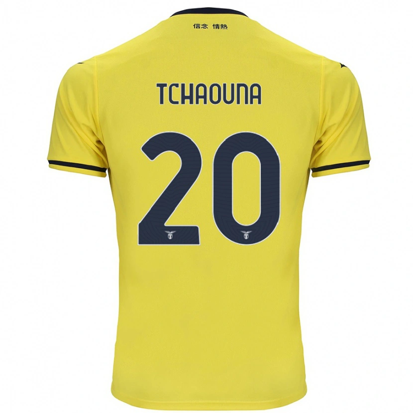 Danxen Niño Camiseta Loum Tchaouna #20 Amarillo 2ª Equipación 2024/25 La Camisa