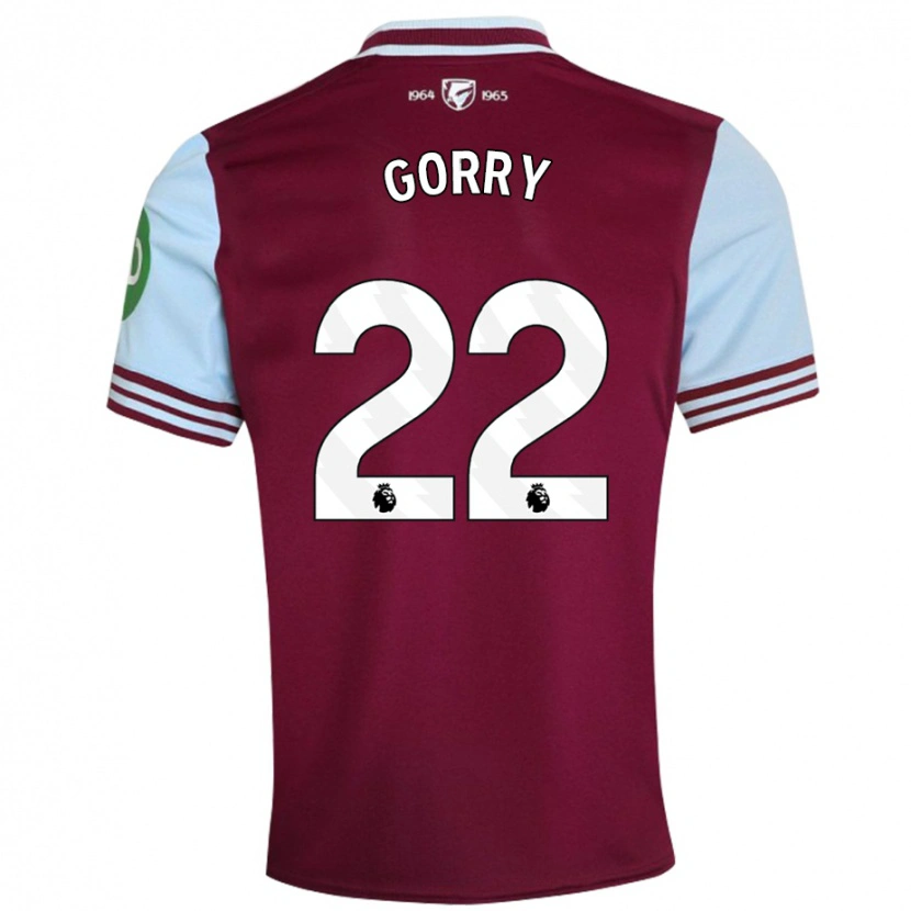 Danxen Hombre Camiseta Katrina Gorry #22 Rojo Oscuro 1ª Equipación 2024/25 La Camisa