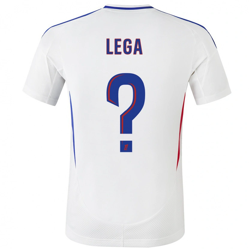 Danxen Hombre Camiseta Sekou Lega #0 Blanco Azul 1ª Equipación 2024/25 La Camisa