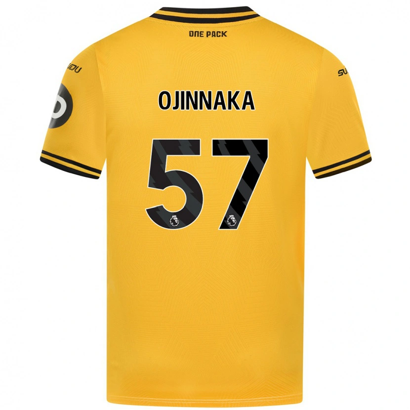 Danxen Hombre Camiseta Temple Ojinnaka #57 Amarillo 1ª Equipación 2024/25 La Camisa