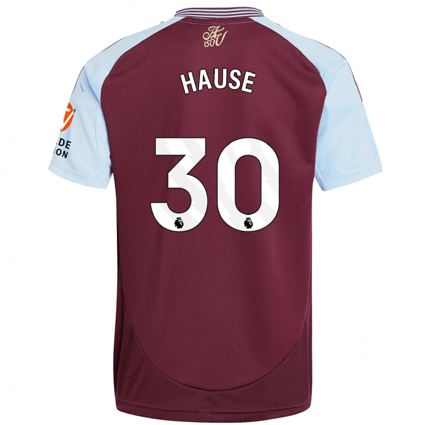 Danxen Hombre Camiseta Kortney Hause #30 Borgoña Azul Cielo 1ª Equipación 2024/25 La Camisa