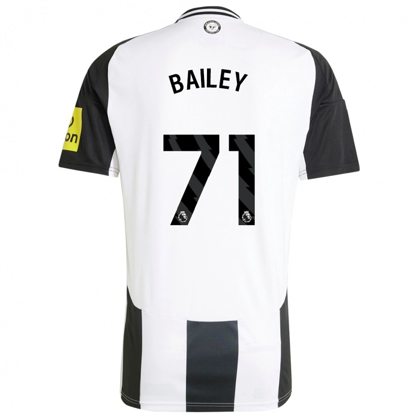 Danxen Hombre Camiseta Scott Bailey #71 Blanco Negro 1ª Equipación 2024/25 La Camisa