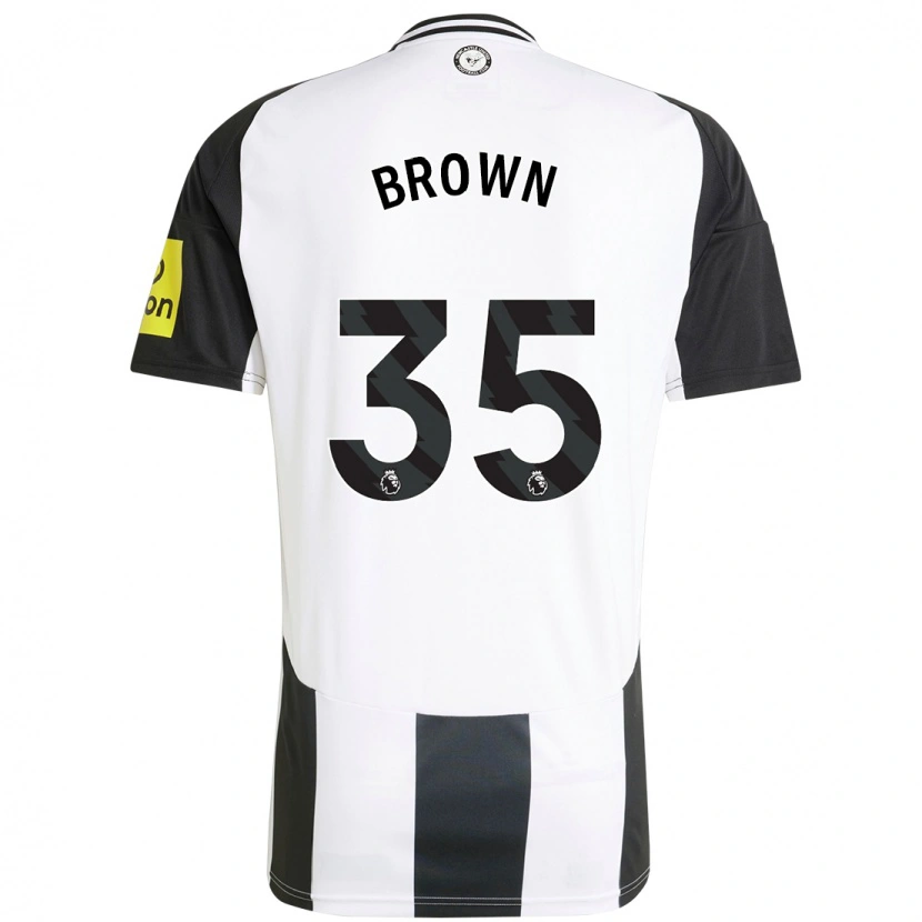 Danxen Hombre Camiseta Will Brown #35 Blanco Negro 1ª Equipación 2024/25 La Camisa