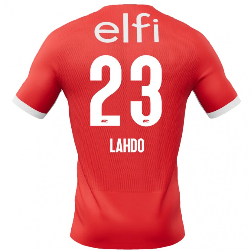 Danxen Hombre Camiseta Mayckel Lahdo #23 Rojo Blanco 1ª Equipación 2024/25 La Camisa