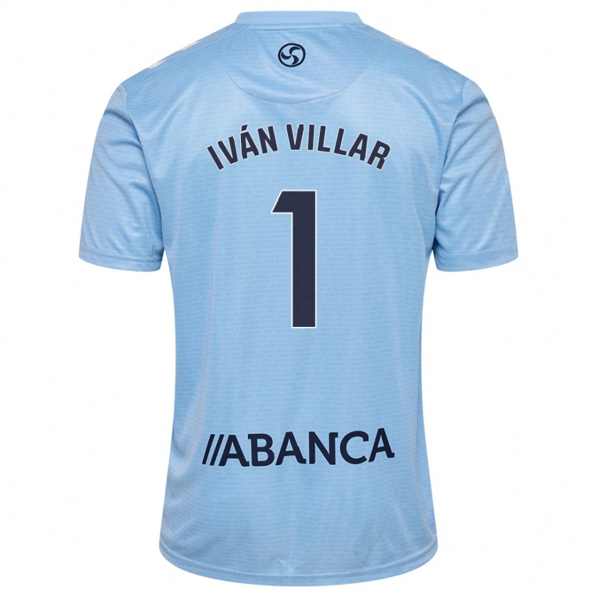 Danxen Hombre Camiseta Iván Villar #1 Azul Cielo 1ª Equipación 2024/25 La Camisa