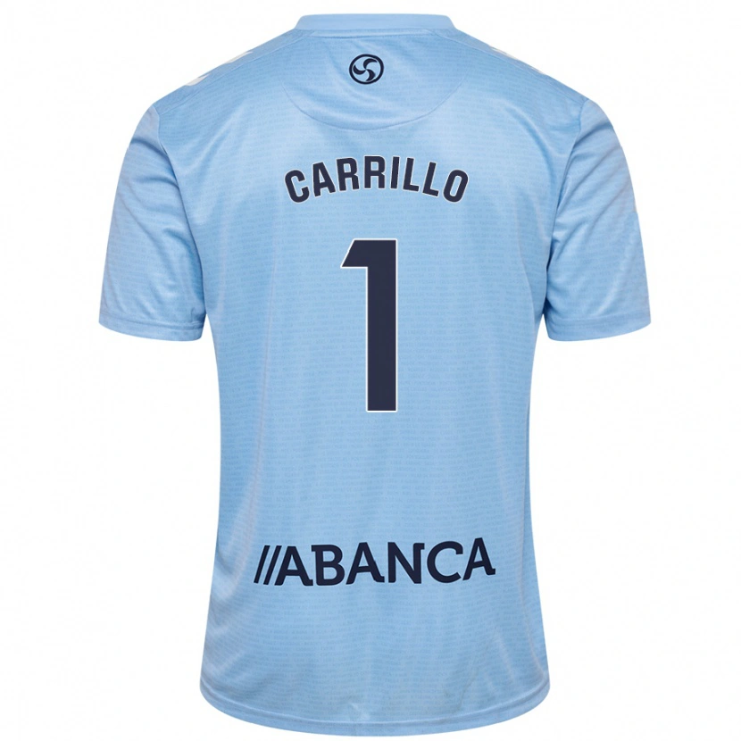 Danxen Hombre Camiseta Coke Carrillo #1 Azul Cielo 1ª Equipación 2024/25 La Camisa