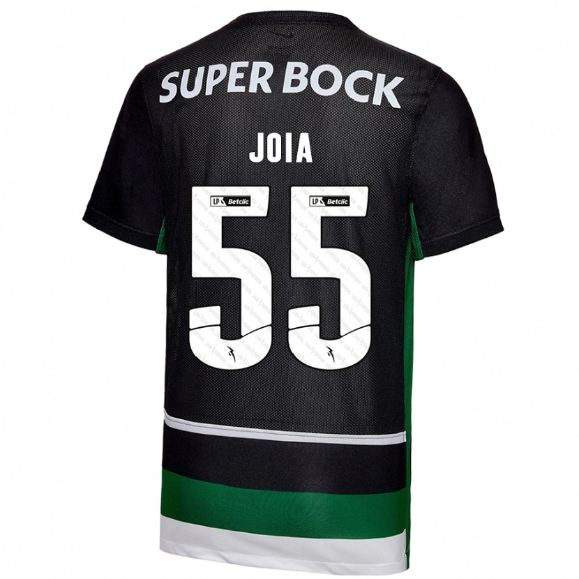 Danxen Hombre Camiseta Carolina Joia #55 Negro Blanco Verde 1ª Equipación 2024/25 La Camisa