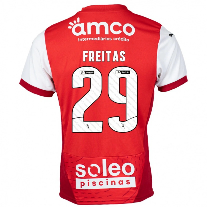 Danxen Hombre Camiseta Mylena Freitas #29 Rojo Blanco 1ª Equipación 2024/25 La Camisa