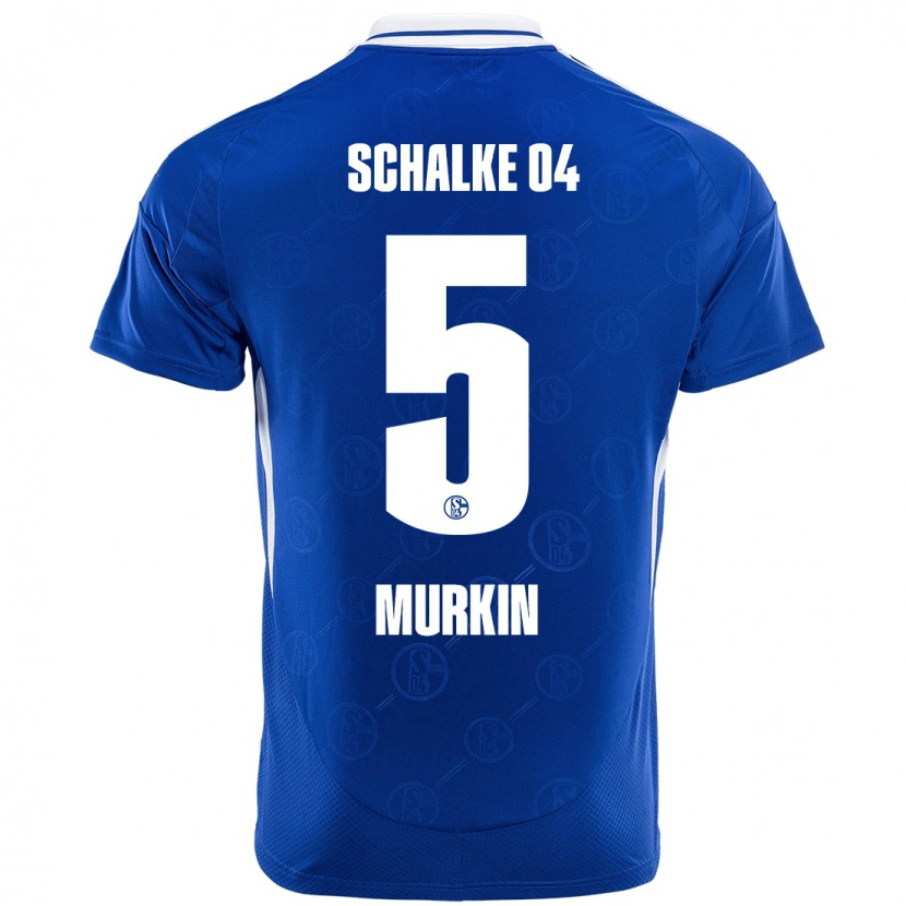 Danxen Hombre Camiseta Derry Murkin #5 Azul Real 1ª Equipación 2024/25 La Camisa