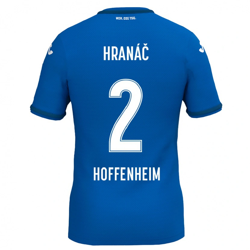 Danxen Hombre Camiseta Robin Hranac #2 Azul Real 1ª Equipación 2024/25 La Camisa