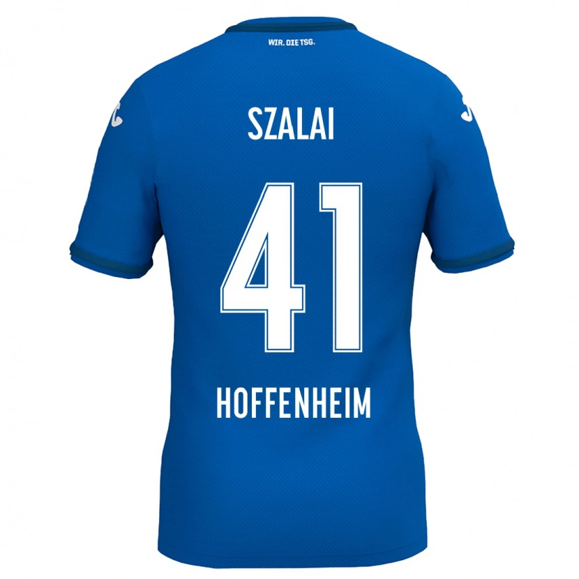 Danxen Hombre Camiseta Attila Szalai #41 Azul Real 1ª Equipación 2024/25 La Camisa