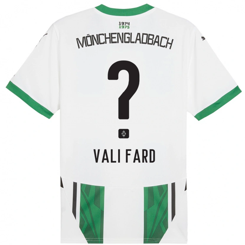 Danxen Hombre Camiseta Elias Vali Fard #0 Blanco Verde 1ª Equipación 2024/25 La Camisa