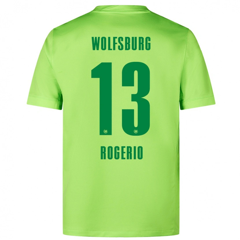 Danxen Hombre Camiseta Rogério #13 Verde Fluorescente 1ª Equipación 2024/25 La Camisa