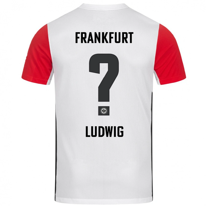 Danxen Hombre Camiseta Finn Ludwig #0 Blanco Rojo 1ª Equipación 2024/25 La Camisa