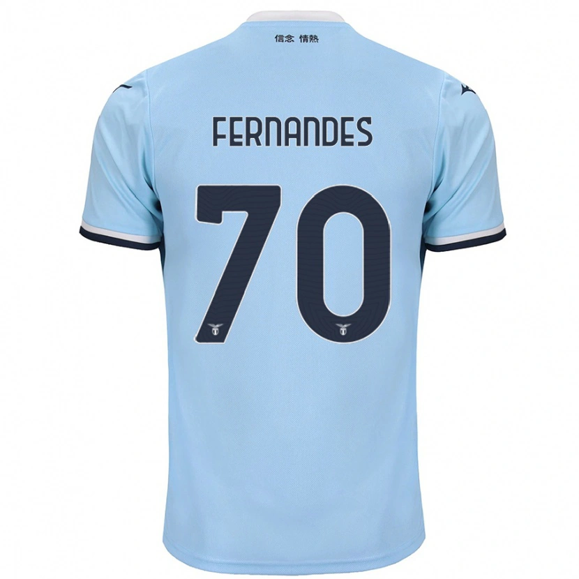 Danxen Hombre Camiseta Saná Fernandes #70 Azul 1ª Equipación 2024/25 La Camisa