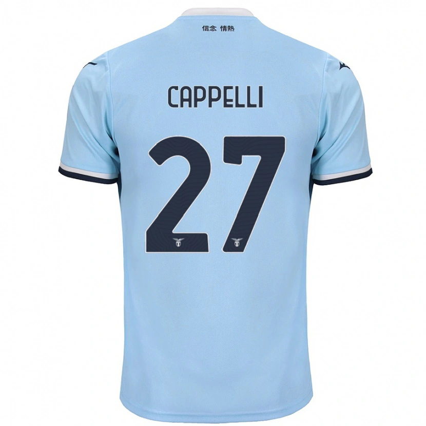 Danxen Hombre Camiseta Tommaso Cappelli #27 Azul 1ª Equipación 2024/25 La Camisa