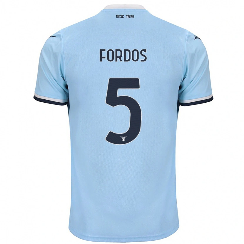 Danxen Hombre Camiseta Beatrix Fordos #5 Azul 1ª Equipación 2024/25 La Camisa