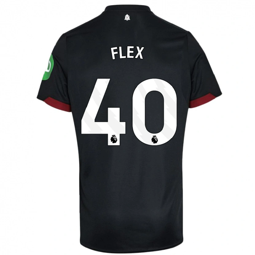 Danxen Hombre Camiseta Armstrong Oko Flex #40 Negro Blanco 2ª Equipación 2024/25 La Camisa