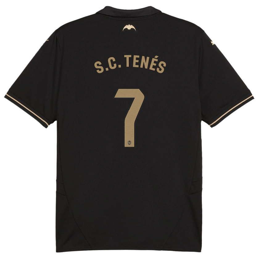 Danxen Hombre Camiseta Sergi Canós #7 Negro 2ª Equipación 2024/25 La Camisa