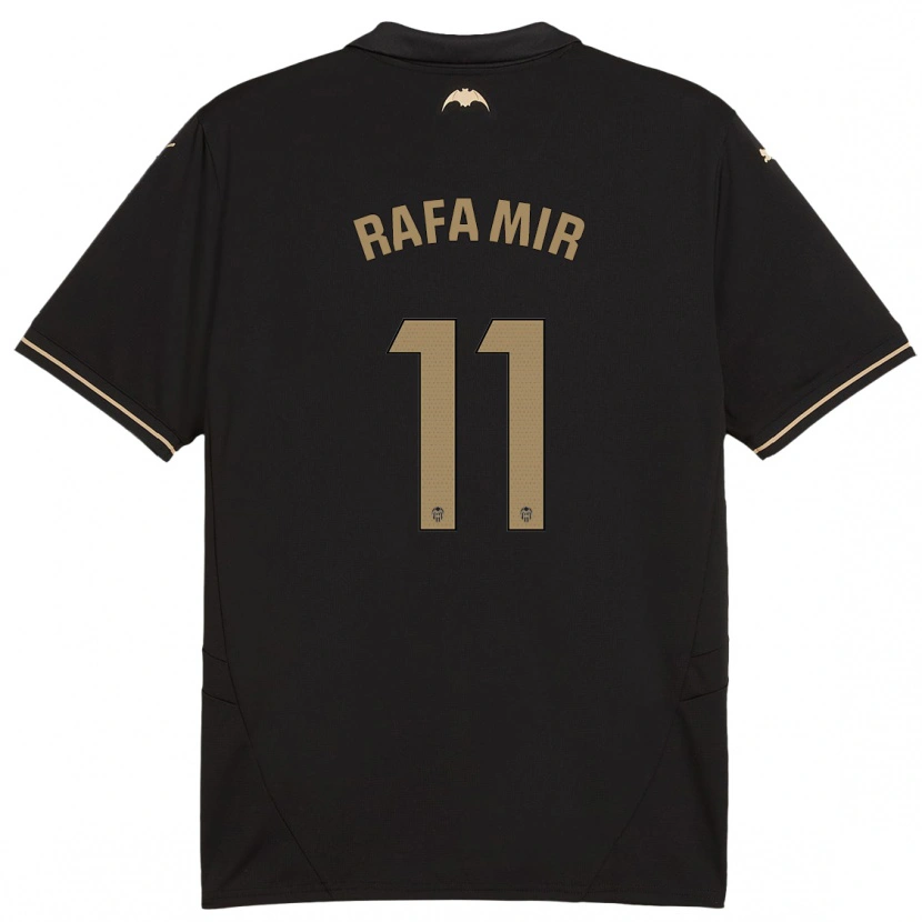 Danxen Hombre Camiseta Rafa Mir #11 Negro 2ª Equipación 2024/25 La Camisa