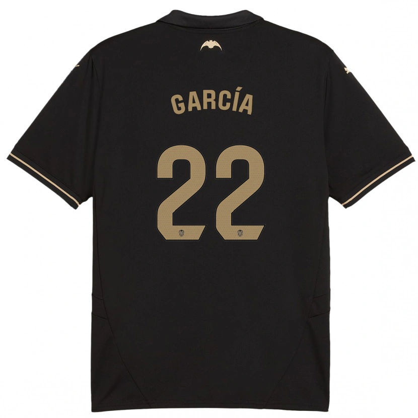Danxen Hombre Camiseta Azael García #22 Negro 2ª Equipación 2024/25 La Camisa