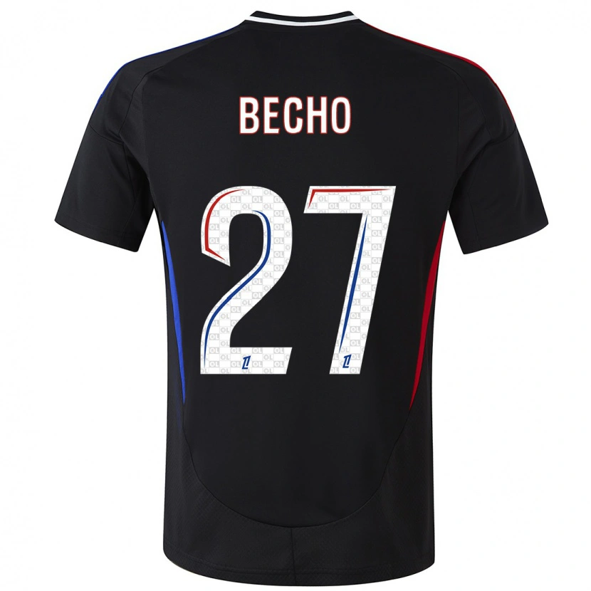 Danxen Hombre Camiseta Vicki Bècho #27 Negro 2ª Equipación 2024/25 La Camisa