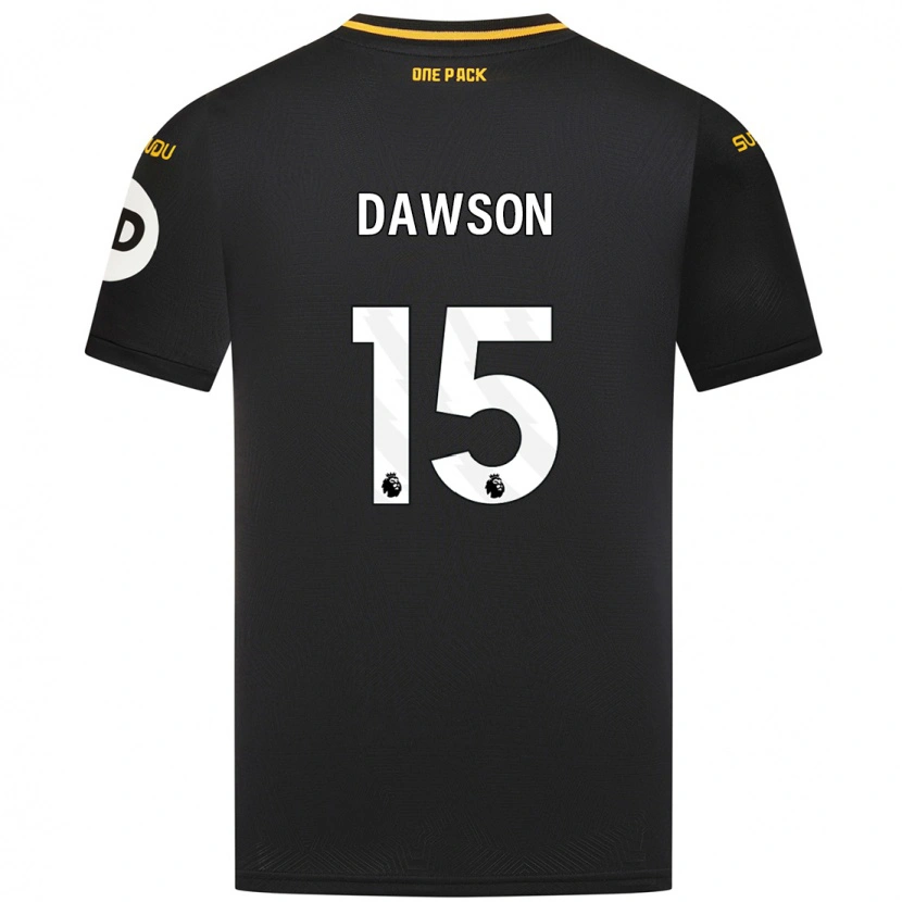 Danxen Hombre Camiseta Craig Dawson #15 Negro 2ª Equipación 2024/25 La Camisa