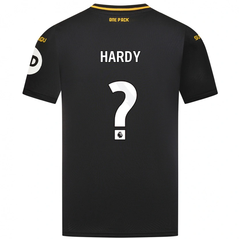 Danxen Hombre Camiseta George Hardy #0 Negro 2ª Equipación 2024/25 La Camisa