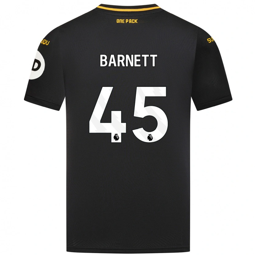 Danxen Hombre Camiseta Ty Barnett #45 Negro 2ª Equipación 2024/25 La Camisa