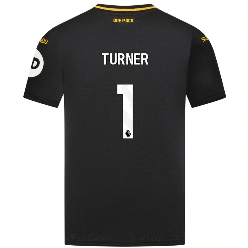 Danxen Hombre Camiseta Shannon Turner #1 Negro 2ª Equipación 2024/25 La Camisa
