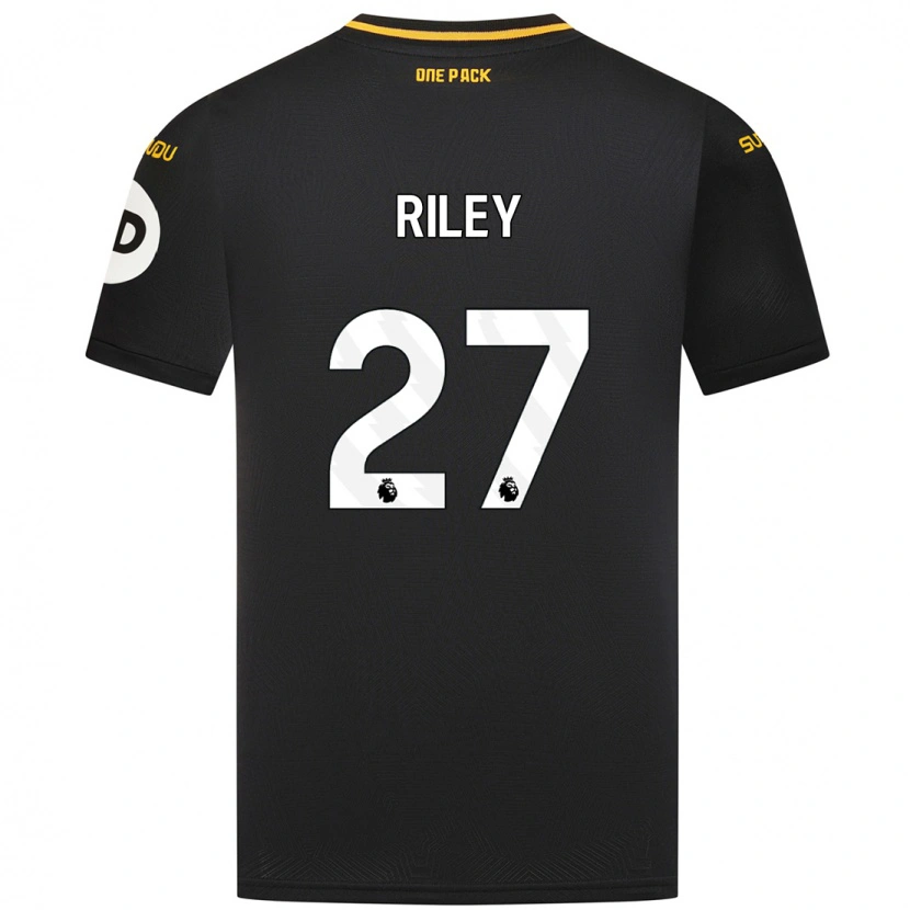 Danxen Hombre Camiseta Lauren Riley #27 Negro 2ª Equipación 2024/25 La Camisa