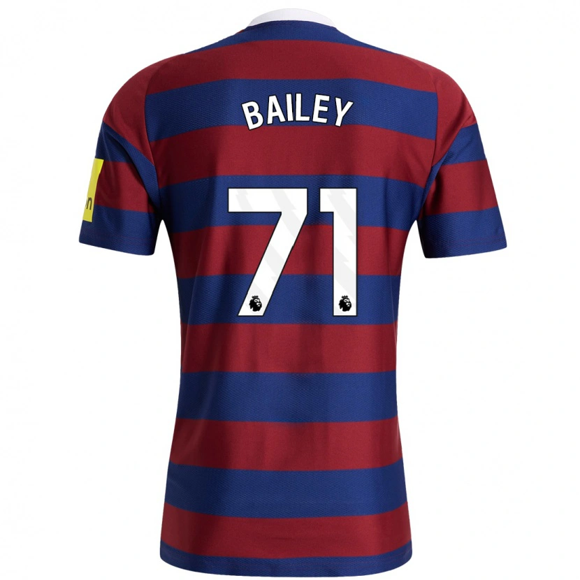 Danxen Hombre Camiseta Scott Bailey #71 Burdeos Azul Marino 2ª Equipación 2024/25 La Camisa