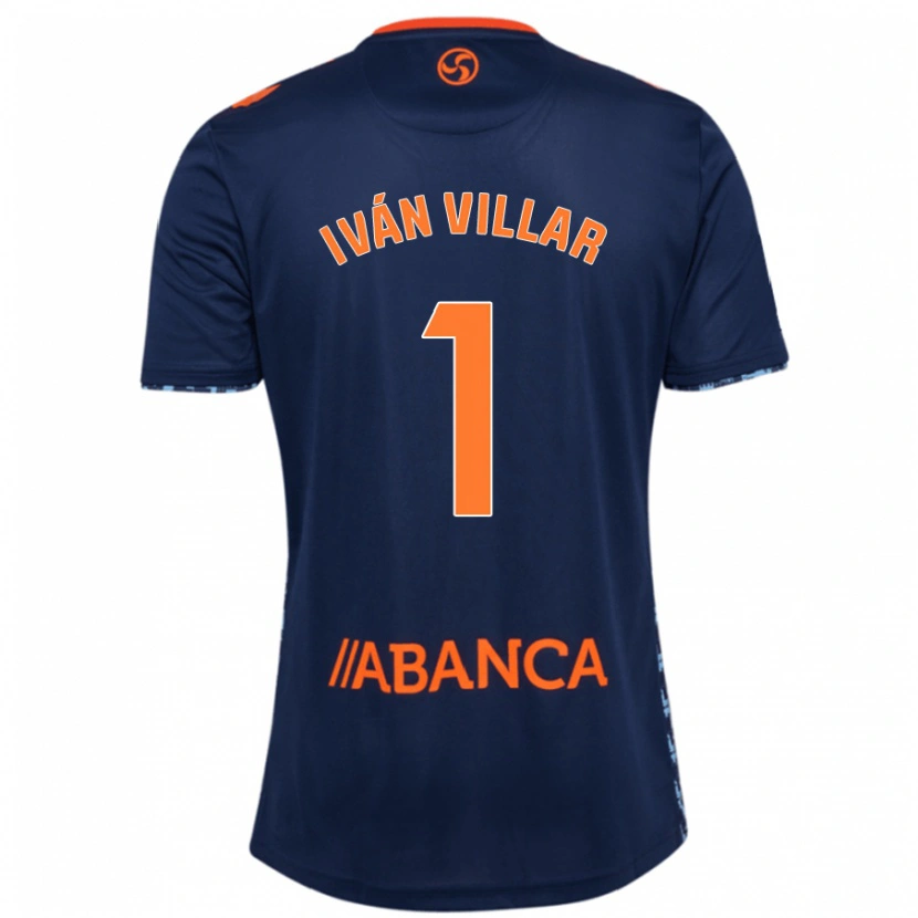 Danxen Hombre Camiseta Iván Villar #1 Azul Marino 2ª Equipación 2024/25 La Camisa