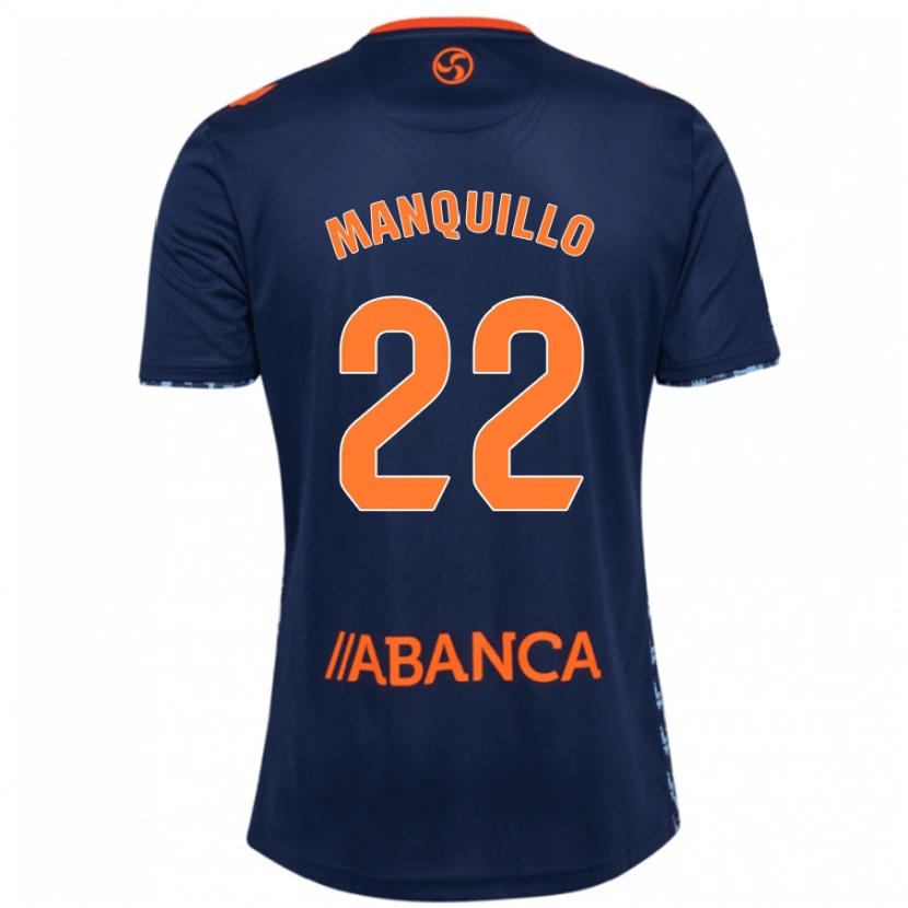 Danxen Hombre Camiseta Javier Manquillo #22 Azul Marino 2ª Equipación 2024/25 La Camisa